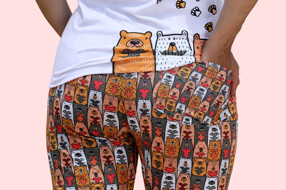 Pijama Osos Viajeros. Pantalon largo.