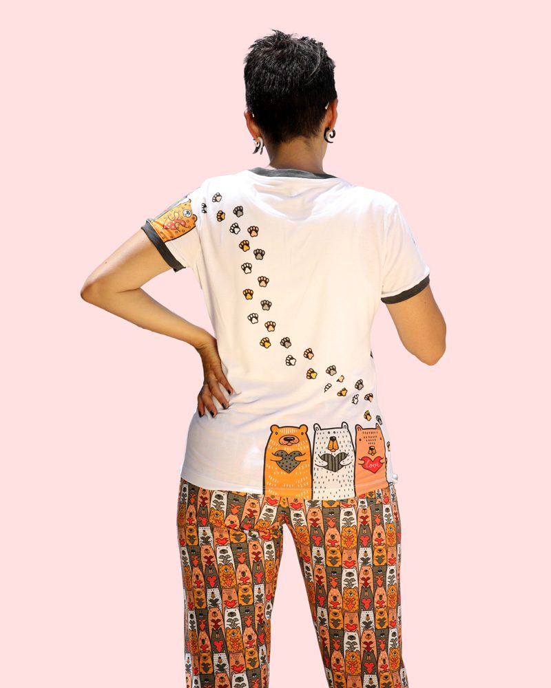 Pijama Osos Viajeros. Pantalon largo.