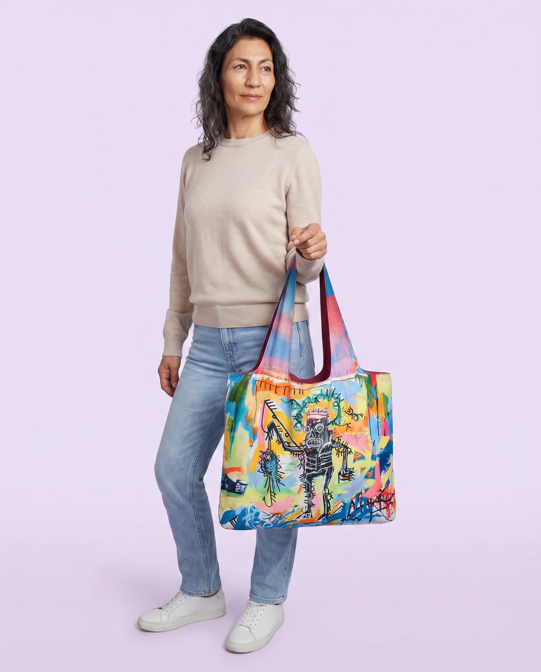 Tote Bag. Basquiat Pesc